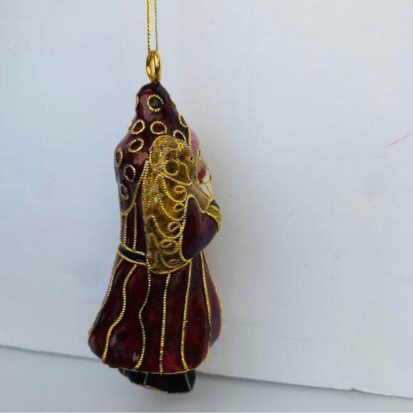 Vintage Cloisonné Bell Ornament - Picture 2 of 7